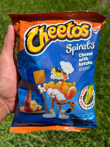 Cheetos Spirals Cheese w/ Ketchup (Poland)