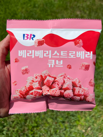 Baskin Robbins Strawberry Cubes (Korea)