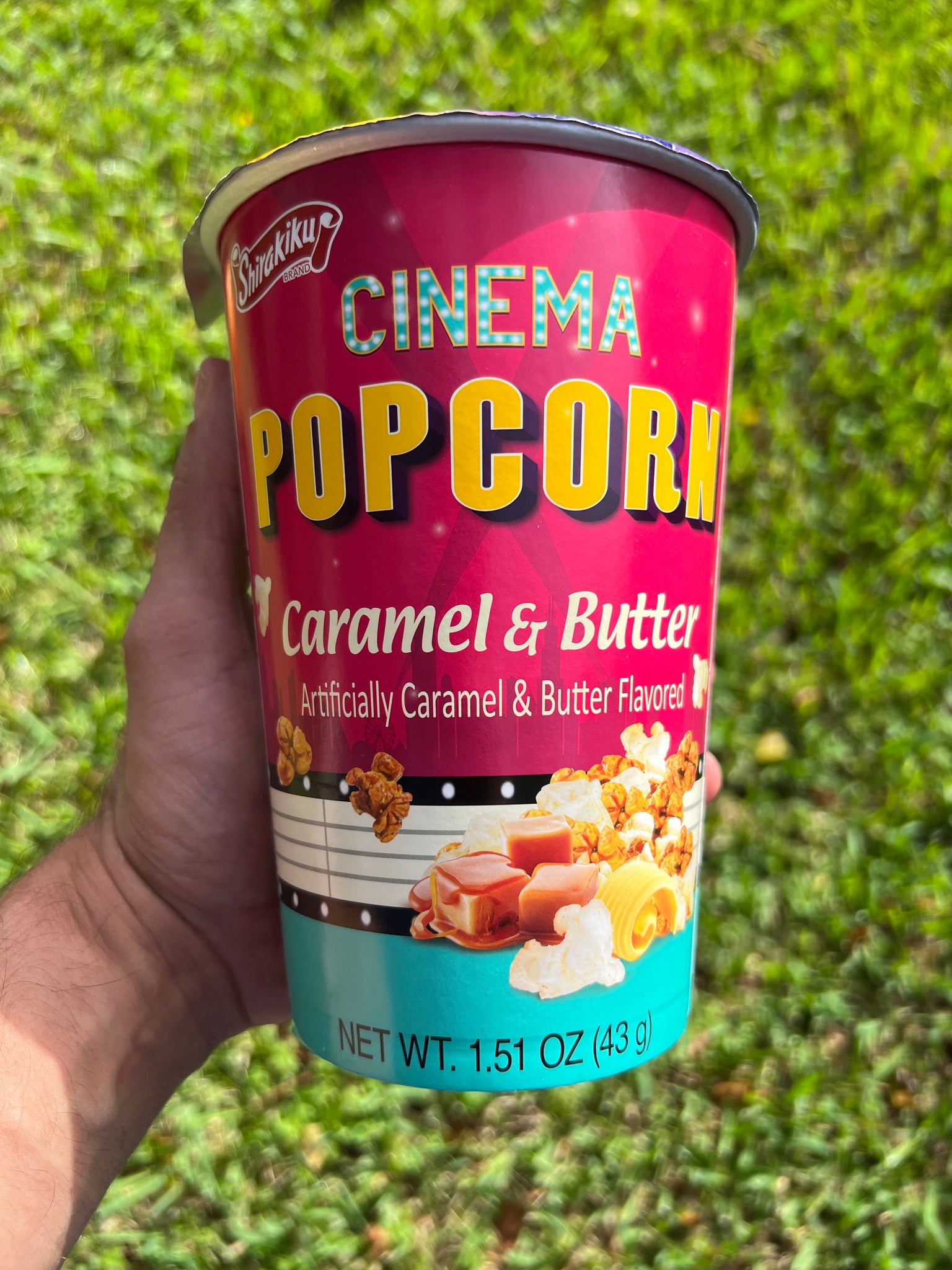 Shirakiku Cinema Caramel & Butter Popcorn (Korea)