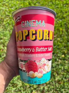 Shirakiku Cinema Strawberry & Butter Popcorn (Korea)